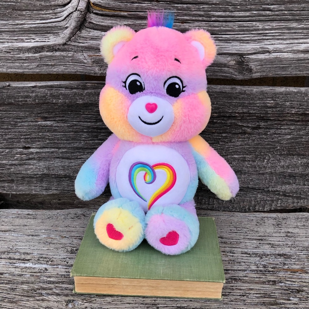 Care Bears Togetherness Bear plush toy Stuffed animal Rainbow Walmart Exclusive